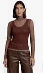 Damen Langarmshirt mit Muster