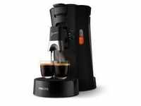 Philips Senseo Select CSA230/69 Schwarz Padmaschine - Crema Plus, Kaffeestärkewahl,