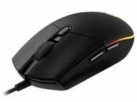 LOGITECH G102 Lightsync Gaming-Maus in Schwarz - 6 programmierbare Tasten, ARM