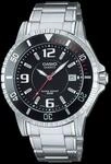 CASIO Timeless Collection Uhr MTD-1053D-1AV | Schwarz/Silber