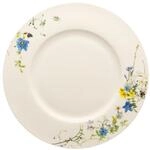 Rosenthal Brillance Bone China Fleurs des Alpes Speiseteller 28 cm Fahne
