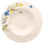Rosenthal Brillance Bone China Fleurs des Alpes Suppenteller 23 cm Fahne