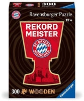 FC Bayern Puzzle Wooden Rekordmeister 300 Teile - Rot