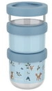 Mepal Snackbox stapelbar Mepal Mio 3-teilig - Little Dutch - Forest Friends