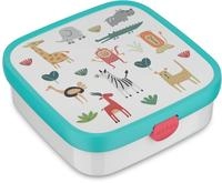Mepal Brotdose gro&szlig; mit Bento-Einsatz und Gabel Campus - Animal Friends