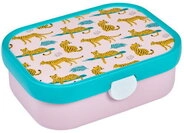 Mepal Campus Brotdose mit Bento-Einsatz und Gabel - Leopard