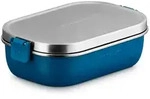 Le Creuset Lunchbox 900ml Deep Teal Edelstahl