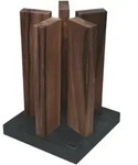 KAI Messerblock ''Stonehenge'', Granit/Walnuss STH-4