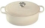 Le Creuset Br&auml;ter oval Signature 31 cm Meringue
