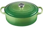 Le Creuset Br&auml;ter oval Signature 31 cm Bamboo