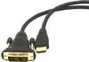 Gembird 3m, HDMI/DVI, M/M DVI-D Schwarz