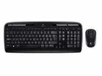 Logitech Wireless Combo MK330 Tastatur Maus enthalten USB QWERTY US International