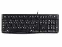 Logitech K120 Corded Keyboard Tastatur USB QWERTZ Tschechisch Schwarz