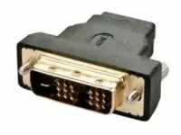 Lindy 41228 Kabeladapter HDMI-A FM DVI-D M Schwarz