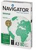 Navigator UNIVERSAL-Tintenstrahlpapier A3 (297 x 420 mm) Seide 500 Blatt Weiß