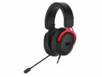 ASUS TUF Gaming H3 Kopfhörer Kabelgebunden Kopfband Schwarz, Rot