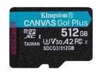 Kingston Technology 512GB microSDXC Canvas Go Plus 170R A2 U3 V30 Einzelpack ohne