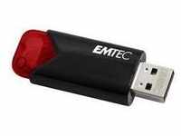 Emtec Click Easy USB-Stick 16 GB USB Typ-A 3.2 Gen 2 (3.1 2) Schwarz, Rot