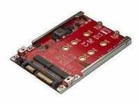 StarTech.com Dual-Slot M.2 auf SATA Adapter für 2,5" Laufwerksschacht - RAID