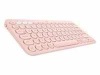 Logitech K380 Multi-Device Tastatur Bluetooth QWERTY Englisch, Italienisch Pink