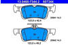 Bremsbelagsatz Scheibenbremse ATE 13.0460-7344.2 für Ford Fiesta VII