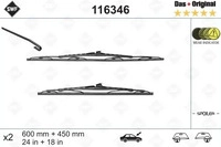 SWF 116346, Wischblatt SWF 116346 f&uuml;r Renault Citro&euml;n Megane II Grandtour C3...