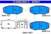 Bremsbelagsatz Scheibenbremse ATE 13.0460-5641.2 für Hyundai Kia Ix20 Soul II