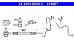 Bremsschlauch ATE 24.1253-0020.3 f&uuml;r Audi Skoda VW Seat A3