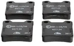 Bremsbelagsatz Scheibenbremse ATE 13.0460-7134.2 f&uuml;r Peugeot 406 Break 607