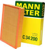 Luftfilter MANN-FILTER C 34 200 für Volvo 740 960 940 II