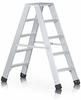 Stabile 2 x 10 Stufen-Stehleiter Seventec B von ZARGES für sicheren und komfortablen