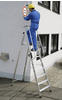 Stehleiter-clip-step-beidseitig 2x6Stu Aluminium-Stehleiter - clip-step - beids