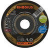 RHODIUS Topline XT 10 Trennscheibe 115mm 1mm - Effizient & Langlebig