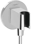 Wandanschlussbogen Hansgrohe Fixfit S mit Brausehalter DN15 (1/2'') chrom