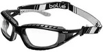 Schutzbrille TRACKER II Schwarz/Grau,klares PC, TRACPSI