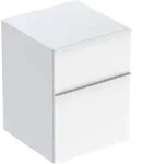 Seitenschrank Geberit iCon 450x600x476 mm, wei&szlig; hgl./Griff wei&szlig; matt