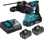 Akku-Bohr- und Mei&szlig;elhammer MAKITA DHR243RT3J 18V mit 3x 5,0 Ah Akkus und Ladeger&auml;t