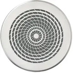 Vaillant Design-Abdeckblende rund 125 mm Vortex Edelstahl
