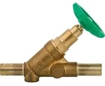Freistromventil-MS DN20 (3/4'') mit Steckende 22mm ohne Entl. DVGW