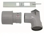 Vaillant St&uuml;tzbogen DN100 PP &Uuml;bergang DN100/130 PP f&uuml;r Kaskade ecoTEC ecoCOMPACT