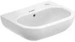 Handwaschbecken Duravit D-Code 360 mm, mit &Uuml;berlauf, 1 Hahnloch rechts, Wei&szlig;