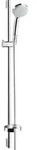 Brause-Set Hansgrohe Croma 100 Vario 650 mm, 4 Strahlarten &Oslash; 100 mm chrom
