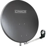 78cm Offset Antenne Aluminium Anthrazit RAL 7011 SCHWAIGER