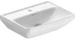 Handwaschbecken Duravit D-Neo BxHxT: 450 x 130 x 335 mm, o. &Uuml;l., 1HL mittig, wei&szlig;
