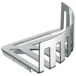 Eckwandkorb emco system2 chrom, verdeckte Befestigung BxHxT: 182,6x80x182,6mm