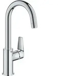 Waschtischmischer Grohe BauEdge L-Size Ausladung 140 mm chrom Push-Open Ablauf