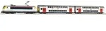PIKO 59108 H0 SmartControl WLAN Set mit Bettungsgleis SNCB Doppelstock-Personenzug