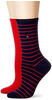 TOMMY HILFIGER Damen Socken Small Stripe 2er Pack - middle grey melange - 39-42