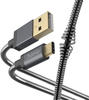 Hama Lade-/Datenkabel "Metall", USB Type-C, 1,5 m, Anthrazit