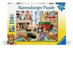 Ravensburger Kinderpuzzle - 12000865 Verspielte Welpen - 150 Teile XXL Puzzle f&uuml;r
